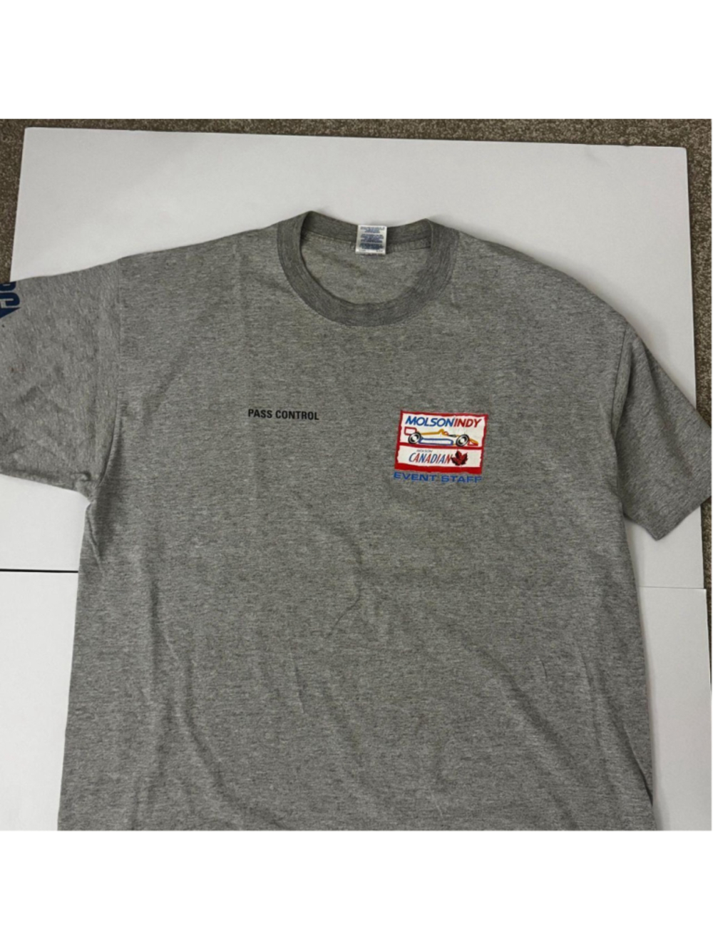 Vintage 2003 Molson Indy Event Staff t-shirt in heather grey